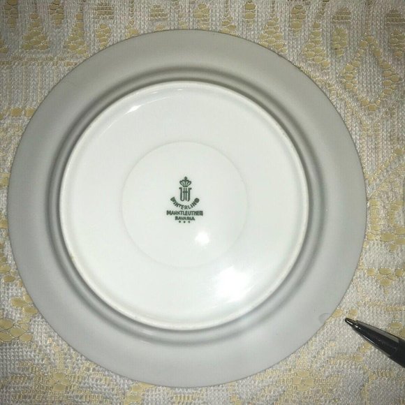 Winterling Marktleuthen Bavaria Ribbed Floral Cups & Saucers 5 Sets =10Pc - Picture 5 of 9